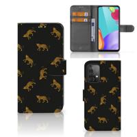 Telefoonhoesje | Met pasjeshouder | voor Samsung Galaxy A52 Leopards