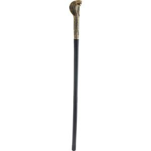 Carnaval verkleed graaf Dracula wandelstok - Egyptische scepter met slangenhoofd - 82 cm