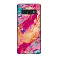 Pastel Echoes: Samsung Galaxy S10 4G Volledig Geprint Hoesje