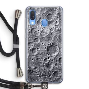 Maanlandschap: Samsung Galaxy A40 Transparant Hoesje met koord