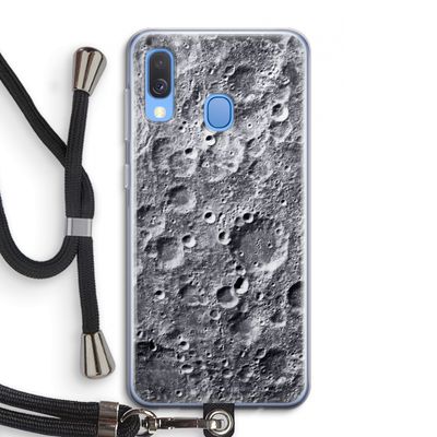 Maanlandschap: Samsung Galaxy A40 Transparant Hoesje met koord
