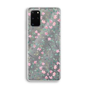 Sierlijke bloemen: Samsung Galaxy S20 Plus Transparant Hoesje