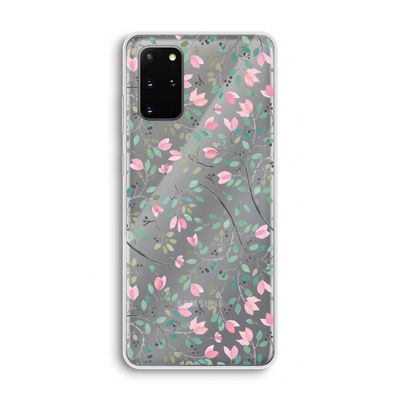 Sierlijke bloemen: Samsung Galaxy S20 Plus Transparant Hoesje