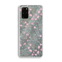 Sierlijke bloemen: Samsung Galaxy S20 Plus Transparant Hoesje