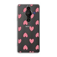 Ondersteboven verliefd: Sony Xperia Pro-I Transparant Hoesje