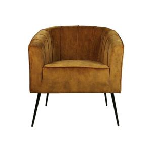 Fauteuil Chester - Goud/Zwart