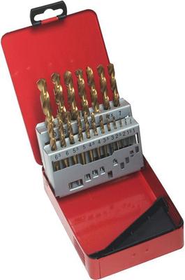 PRO Drill bit set hss-titaniu fiset 1.0-10.0