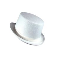 Hoge hoed wit   -