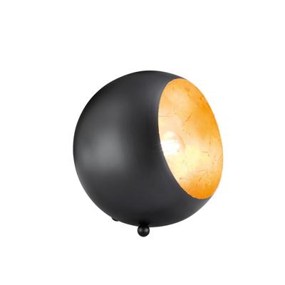 Trio Retro tafellampBilly 15cm zwart met goud - R50101032