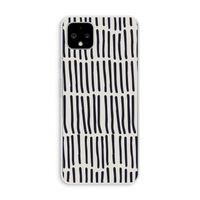 Moroccan stripes: Pixel 4 XL Transparant Hoesje
