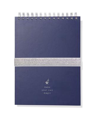 051 Hobbyboek Blanco Papier (blauw)