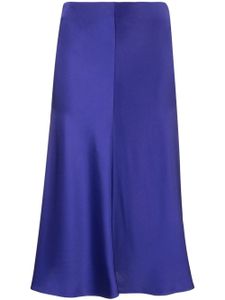 Stella McCartney jupe satinée à taille haute - Violet