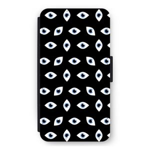 Eyes pattern: iPhone 12 mini Flip Hoesje