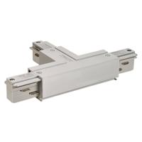 SLV 3-faseT-Connector 1 aarde rechts grijs - 145644