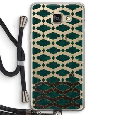 Moroccan tiles: Samsung Galaxy A5 (2016) Transparant Hoesje met koord