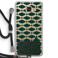 Moroccan tiles: Samsung Galaxy A5 (2016) Transparant Hoesje met koord
