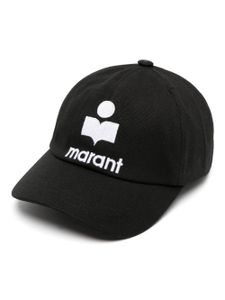 ISABEL MARANT casquette en coton à logo brodé - Noir