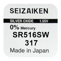 Seizaiken 317 SR516SW Zilveroxide Batterij - 1.55V