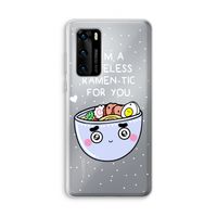 I'm A Hopeless Ramen-Tic For You: Huawei P40 Transparant Hoesje