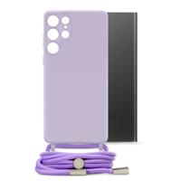 Mobilize Lanyard Gelly Case for Samsung Galaxy S22 Ultra 5G Pastel Purple