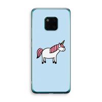 Eenhoorn: Huawei Mate 20 Pro Transparant Hoesje