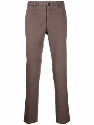 Incotex pantalon à coupe fuselée - Marron