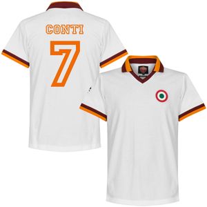 AS Roma Retro Shirt Uit  + Conti 7 1980-1981 (Retro Style)