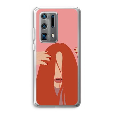 Woke up like this: Huawei P40 Pro Plus Transparant Hoesje