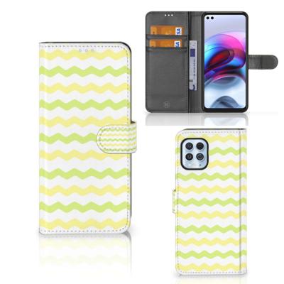 Motorola Moto G100 | Telefoon Hoesje | Waves Yellow