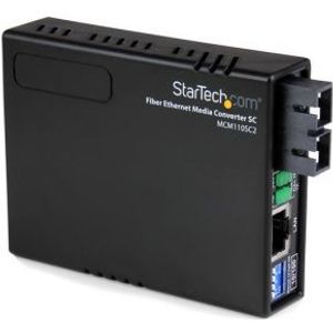 StarTech.com 10/100 multi-mode Glasvezel Ethernet Converter SC 2 km