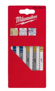 Milwaukee Accessoires PROFI-SET decoupeerzaagbladzaagbladen (5-delig) - 4932345825