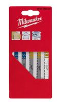 Milwaukee Accessoires PROFI-SET decoupeerzaagbladzaagbladen (5-delig) - 4932345825 - thumbnail