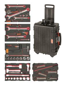Bahco Gereedschapskoffer voor toepassing in windmolens | 36-delig - 4750RCHDW02FF15