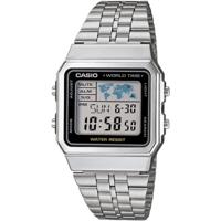Unisex horloge Casio VINTAGE Zwart Zilverkleurig (Ø 34 mm)