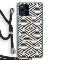 Magic pattern: Oppo Find X3 Pro Transparant Hoesje met koord