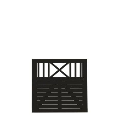 Zwart Houten Tuinpoort Nostalgi 100 x 95 CM